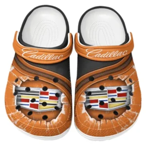 Cadillac Crocs Clogs Men Women, Gift For Cadillac Fan CAR188032025180 - Orange