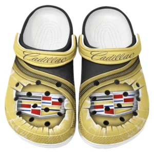 Cadillac Crocs Clogs Men Women, Gift For Cadillac Fan CAR188032025180 - Yellow