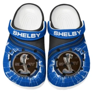 Shelby Crocs Clogs Men Women, Gift For Shelby Fan CAR188032025181 - Blue