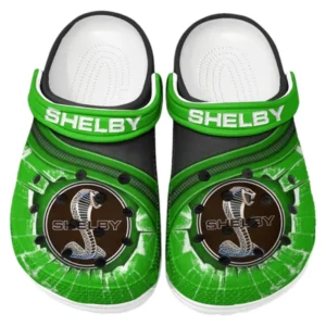 Shelby Crocs Clogs Men Women, Gift For Shelby Fan CAR188032025181 - Green