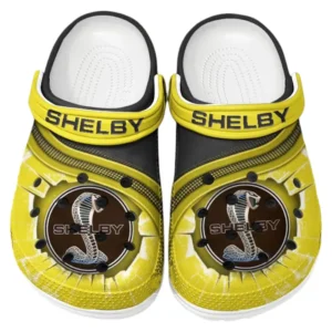 Shelby Crocs Clogs Men Women, Gift For Shelby Fan CAR188032025181 - Yellow
