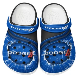 Dodge Crocs Clogs Men Women, Gift For Dodge Fan CAR188032025182 - Blue