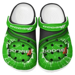 Dodge Crocs Clogs Men Women, Gift For Dodge Fan CAR188032025182 - Green