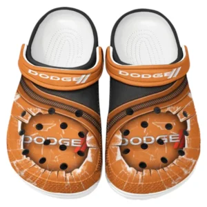 Dodge Crocs Clogs Men Women, Gift For Dodge Fan CAR188032025182 - Orange