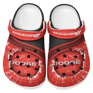 Dodge Crocs Clogs Men Women, Gift For Dodge Fan CAR188032025182 - Red
