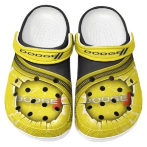 Dodge Crocs Clogs Men Women, Gift For Dodge Fan CAR188032025182 - Yellow