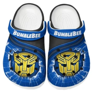 Bumblebee Crocs Clogs Men Women, Gift For Bumblebee Fan CAR188032025183 - Blue