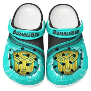 Bumblebee Crocs Clogs Men Women, Gift For Bumblebee Fan CAR188032025183 - Cyan