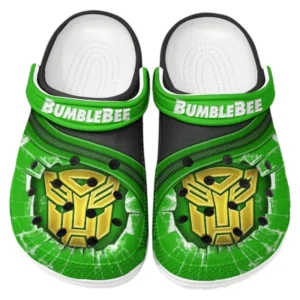 Bumblebee Crocs Clogs Men Women, Gift For Bumblebee Fan CAR188032025183 - Green