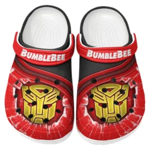 Bumblebee Crocs Clogs Men Women, Gift For Bumblebee Fan CAR188032025183 - Red