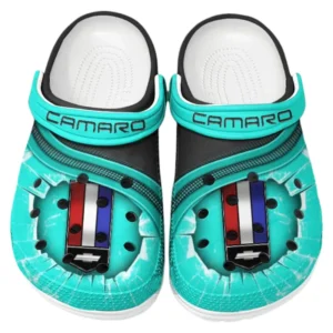 Chevrolet Camaro Crocs Clogs Men Women, Gift For Chevrolet Camaro Fan CAR188032025184 - Cyan