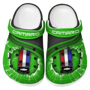 Chevrolet Camaro Crocs Clogs Men Women, Gift For Chevrolet Camaro Fan CAR188032025184 - Green