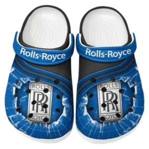 Rolls Royce Crocs Clogs Men Women, Gift For Rolls Royce Fan CAR188032025185 - Blue