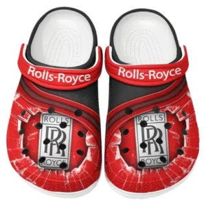 Rolls Royce Crocs Clogs Men Women, Gift For Rolls Royce Fan CAR188032025185 - Red
