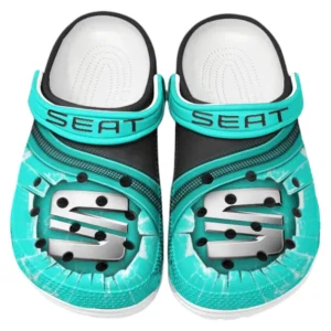 Seat Crocs Clogs Men Women, Gift For Seat Fan CAR188032025186 - Cyan