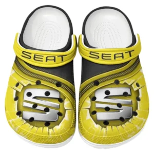 Seat Crocs Clogs Men Women, Gift For Seat Fan CAR188032025186 - Yellow