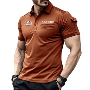 Lexus Pocket Polo Shirt, All Over Print Shirt For Lexus Fan CAR445060325029 - Orange