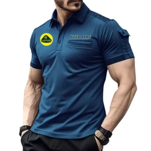 Lotus Pocket Polo Shirt, All Over Print Shirt For Lotus Fan CAR445060325036 - Navy Blue
