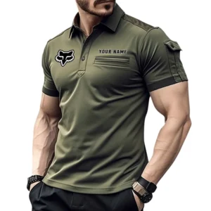 Fox Racing Pocket Polo Shirt, All Over Print Shirt For Fox Racing Fan CAR445060325051 - Green