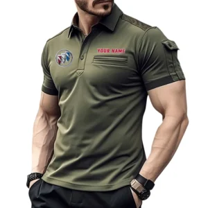 BUICK Pocket Polo Shirt, All Over Print Shirt For BUICK Fan CAR445060325054 - Green