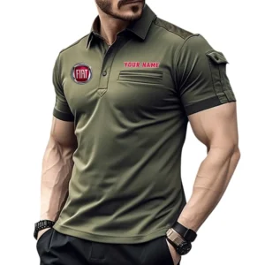 Fiat Pocket Polo Shirt, All Over Print Shirt For Fiat Fan CAR445060325059 - Green
