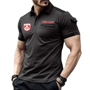 Dodge Pocket Polo Shirt, All Over Print Shirt For Dodge Fan CAR445060325063 - Black