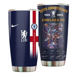 Chelsea Tumbler 20oz Champions UEFA Conference League 2025 EPL9306062098