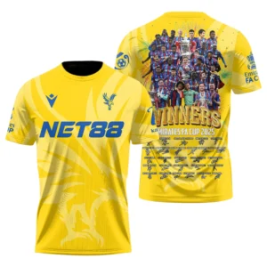 Crystal Palace 3D T-Shirt Champions FA Cup 2025 FA96060225340