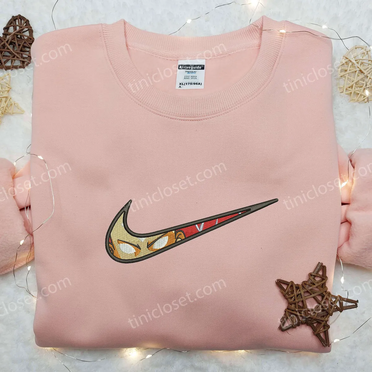 aang nike swoosh embroidered shirt avatar embroidered shirt cartoon embroidered shirt kubjn