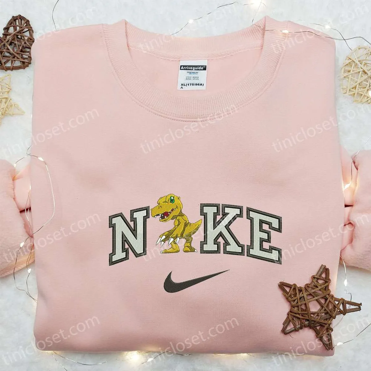 agumon x nike anime embroidered shirt digimon embroidered shirt nike inspired embroidered shirt tkvaw