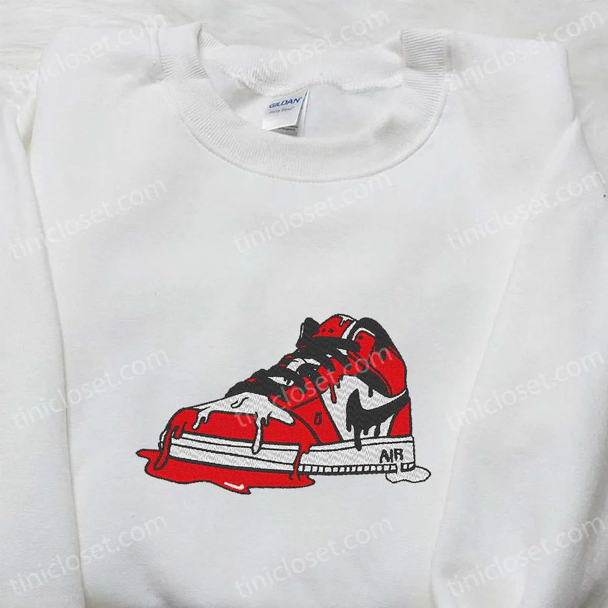 air jordan 1 x nike embroidered shirt custom nike embroidered shirt best birthday gift ideas