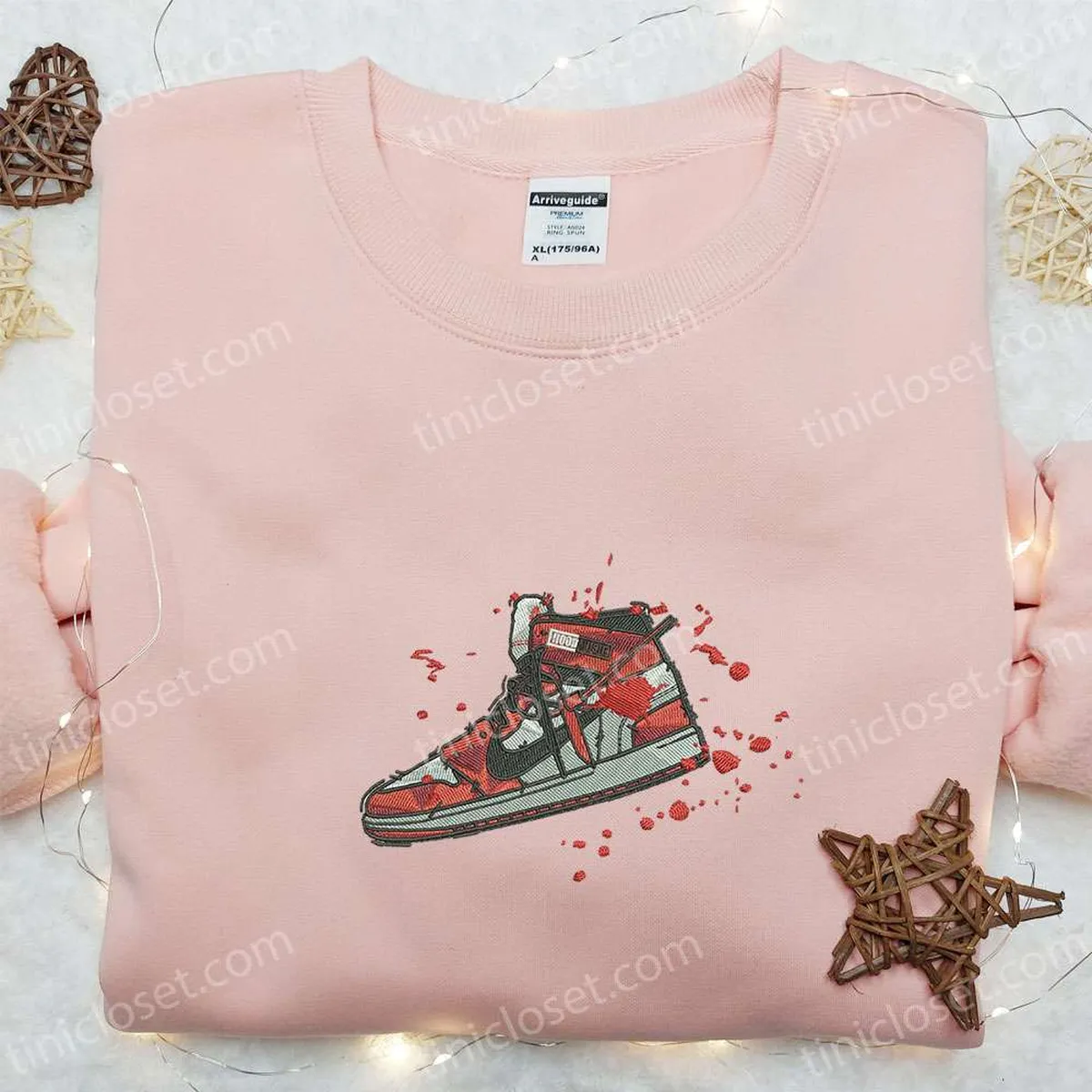 air jordan 1 x nike embroidered shirt nike inspired embroidered shirt best gift for family l47ck