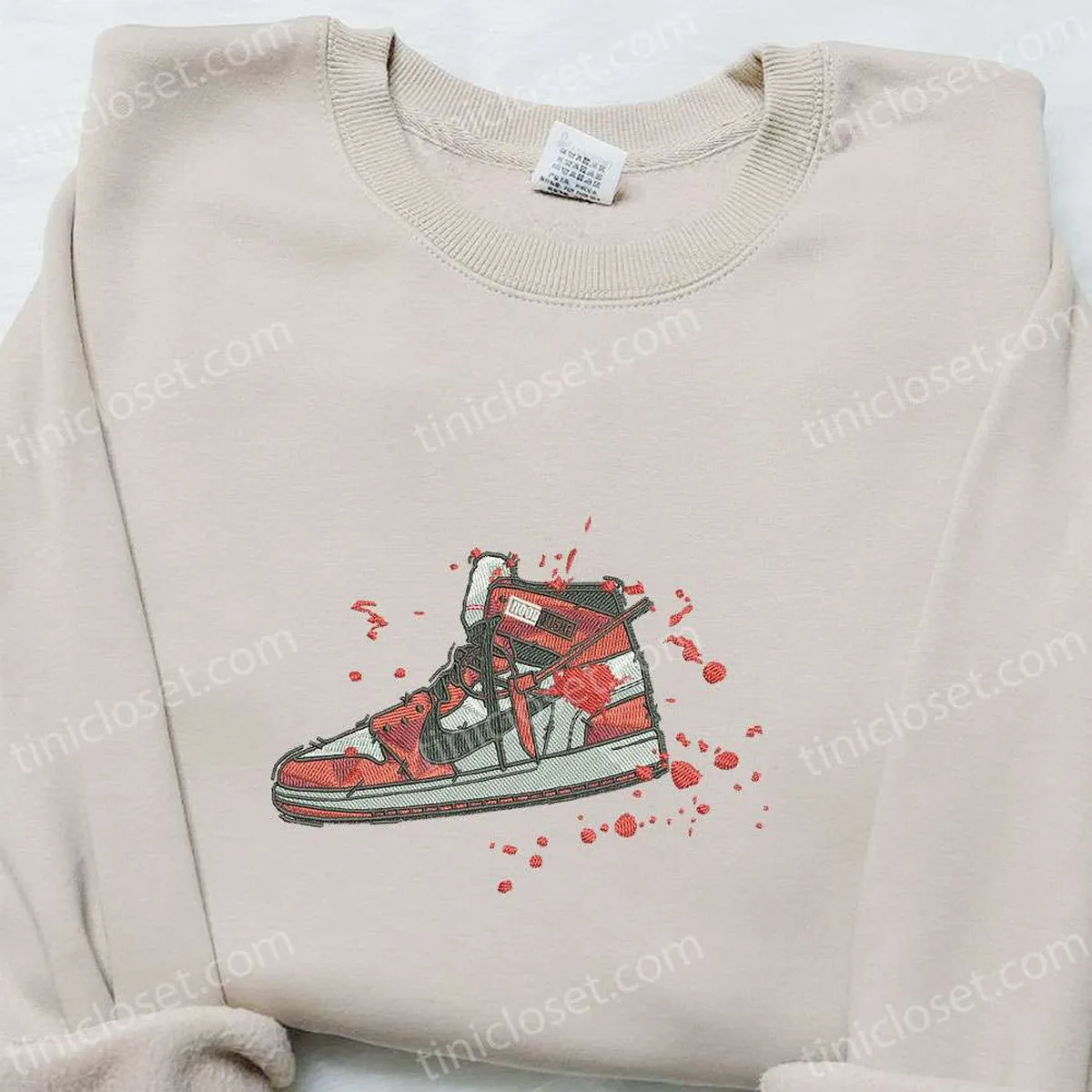 air jordan 1 x nike embroidered shirt nike inspired embroidered shirt best gift for family rzuoi
