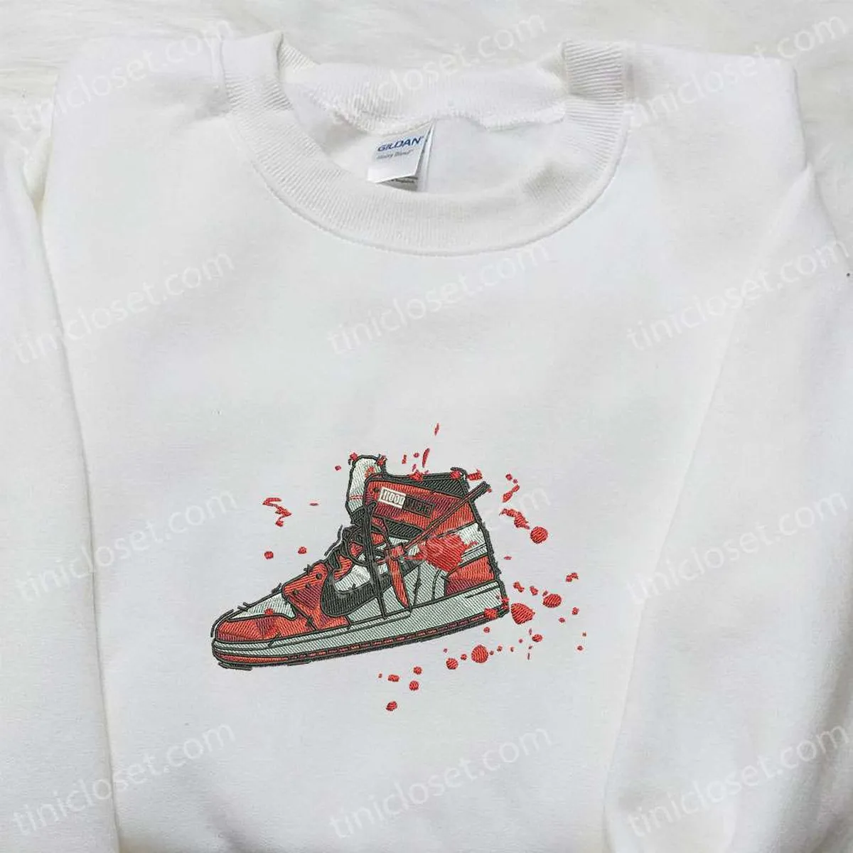 Air Jordan 1 x Nike Embroidered Shirt, Nike Inspired Embroidered Shirt, Best Gift for Family