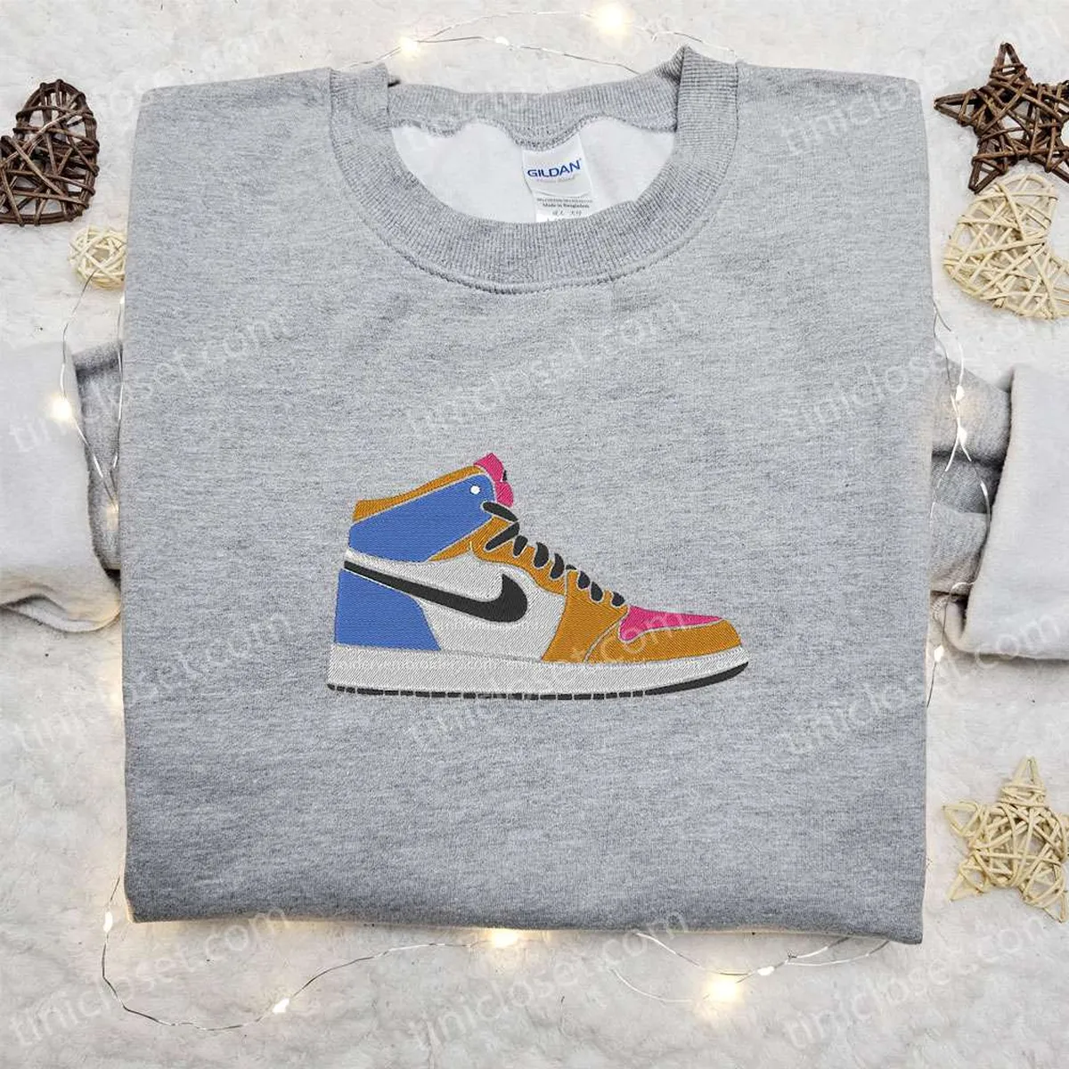 air jordan 1 x nike embroidered sweatshirt nike inspired embroidered t shirt best gift ideas for family io4oz
