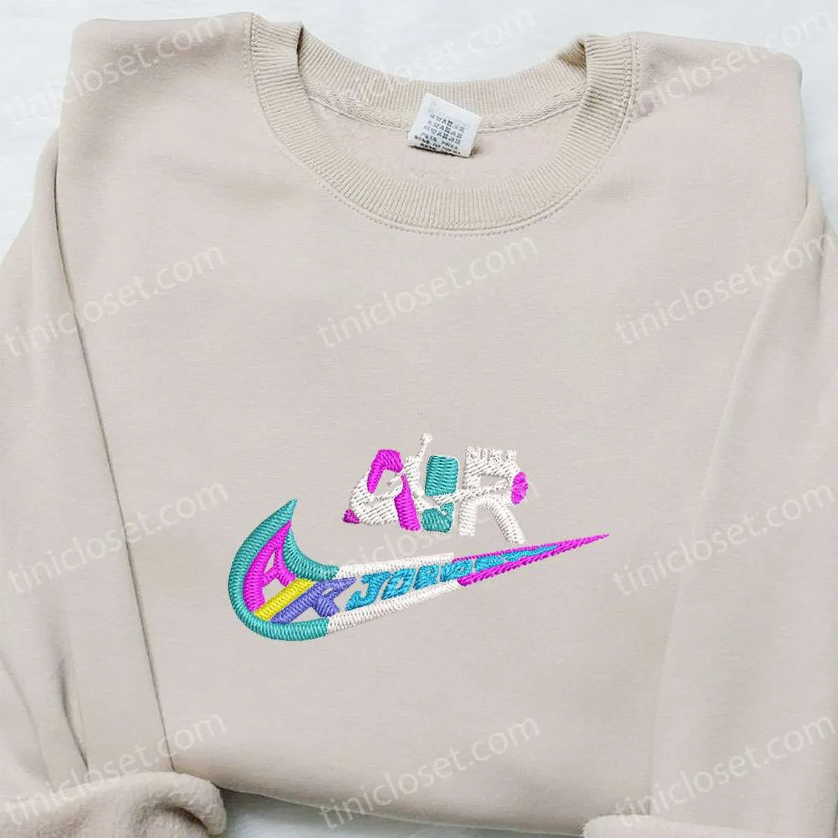 air jordan x nike embroidered shirt nike inpsired embroidered hoodie best gifts for family
