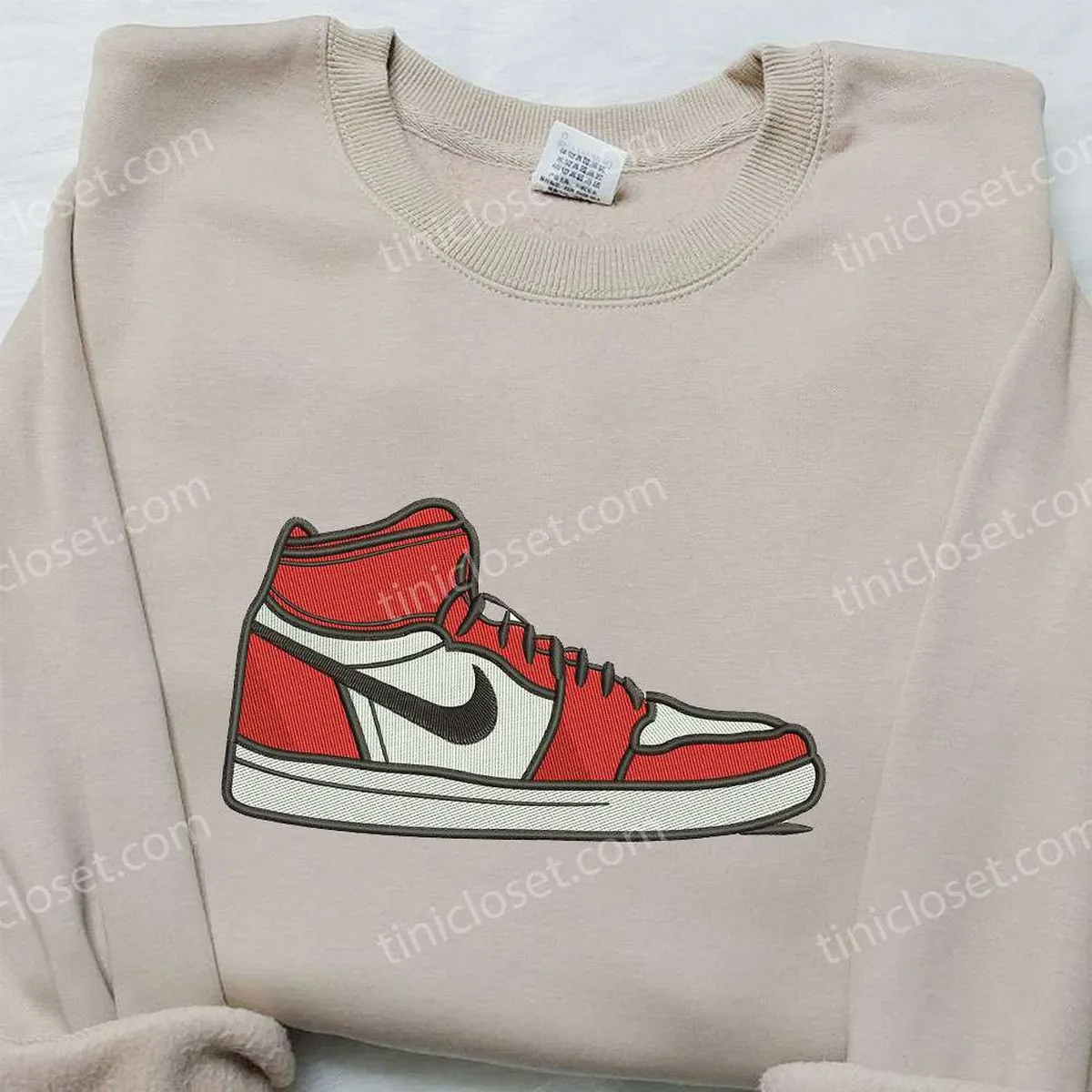 air jordan x nike swoosh embroidered hoodie nike inspired embroidered shirt best gift for family