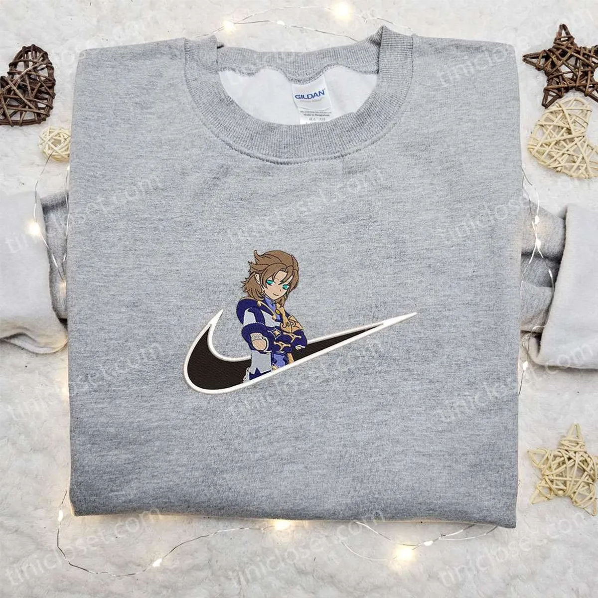 albedo x swoosh anime embroidered hoodie cool anime clothing best gift ideas for family lwdle