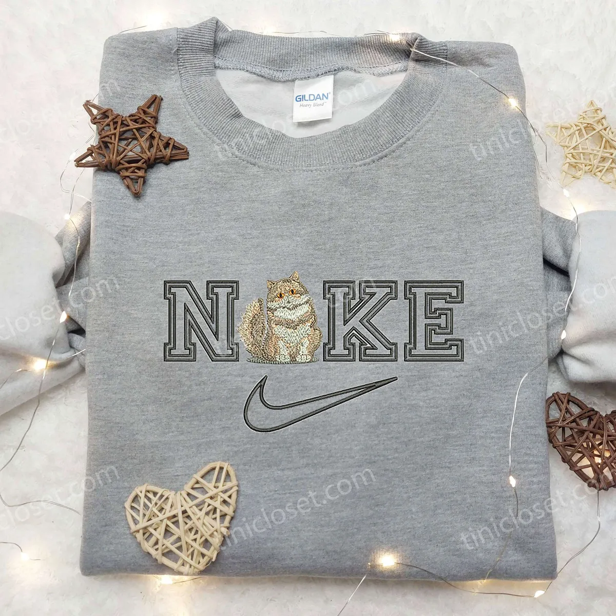 ald cat x nike embroidered shirt animal embroidered shirt custom nike embroidered shirt dlfz4