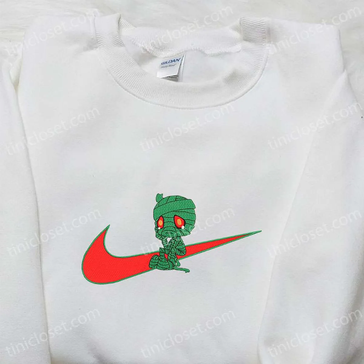 amumu x nike swoosh game embroidered shirt league of legends embroidered shirt nike inspired embroidered shirt 1yrzb