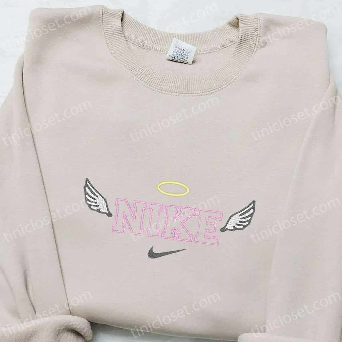 angel x nike embroidered shirt nike inspired embroidered shirt best birthday gifts for family lynbf