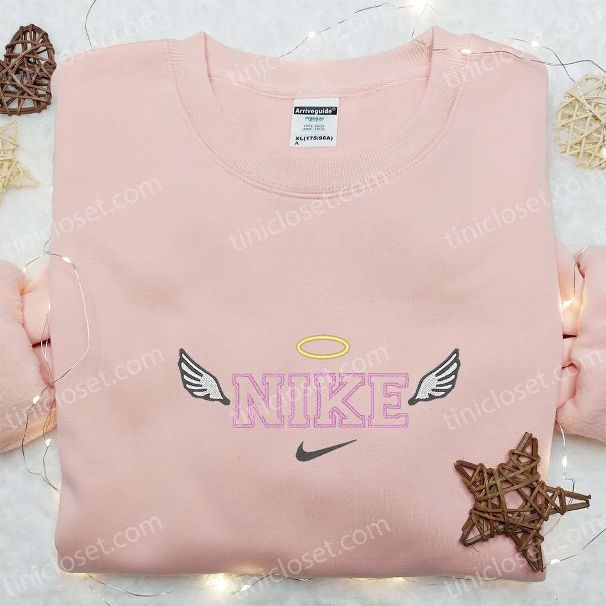 angel x nike embroidered shirt nike inspired embroidered shirt best birthday gifts for family soaar