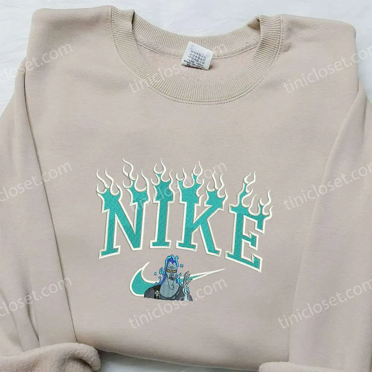 angry hades x nike embroidered shirt nike inspired embroidered shirt disney embroidered shirt qqmp2