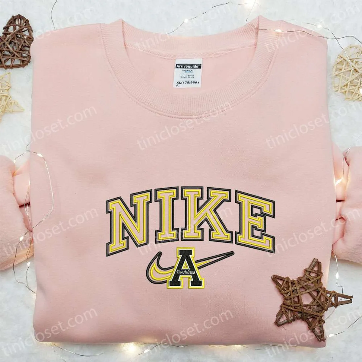 appalachian x nike embroidered hoodie nike inspired embroidered shirt best gift for family lzc6s