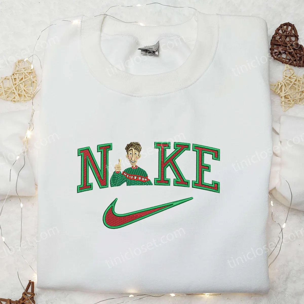 arthur christmas embroidered shirt custom nike embroidered shirt christmas gift for family