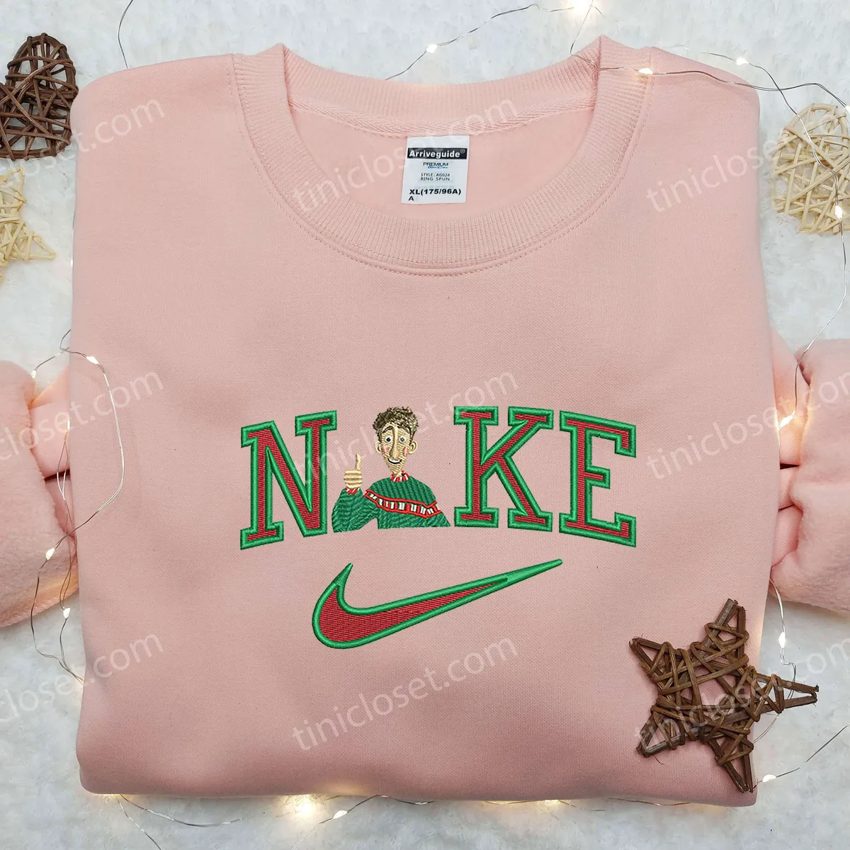 arthur christmas embroidered shirt custom nike embroidered shirt christmas gift for family kihom