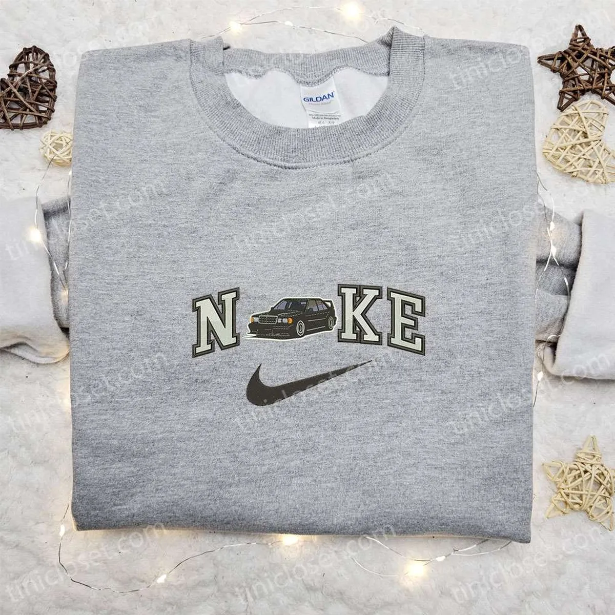 car badge x nike embroidered shirt transportation embroidered hoodie nike inspired embroidered sweatshirt