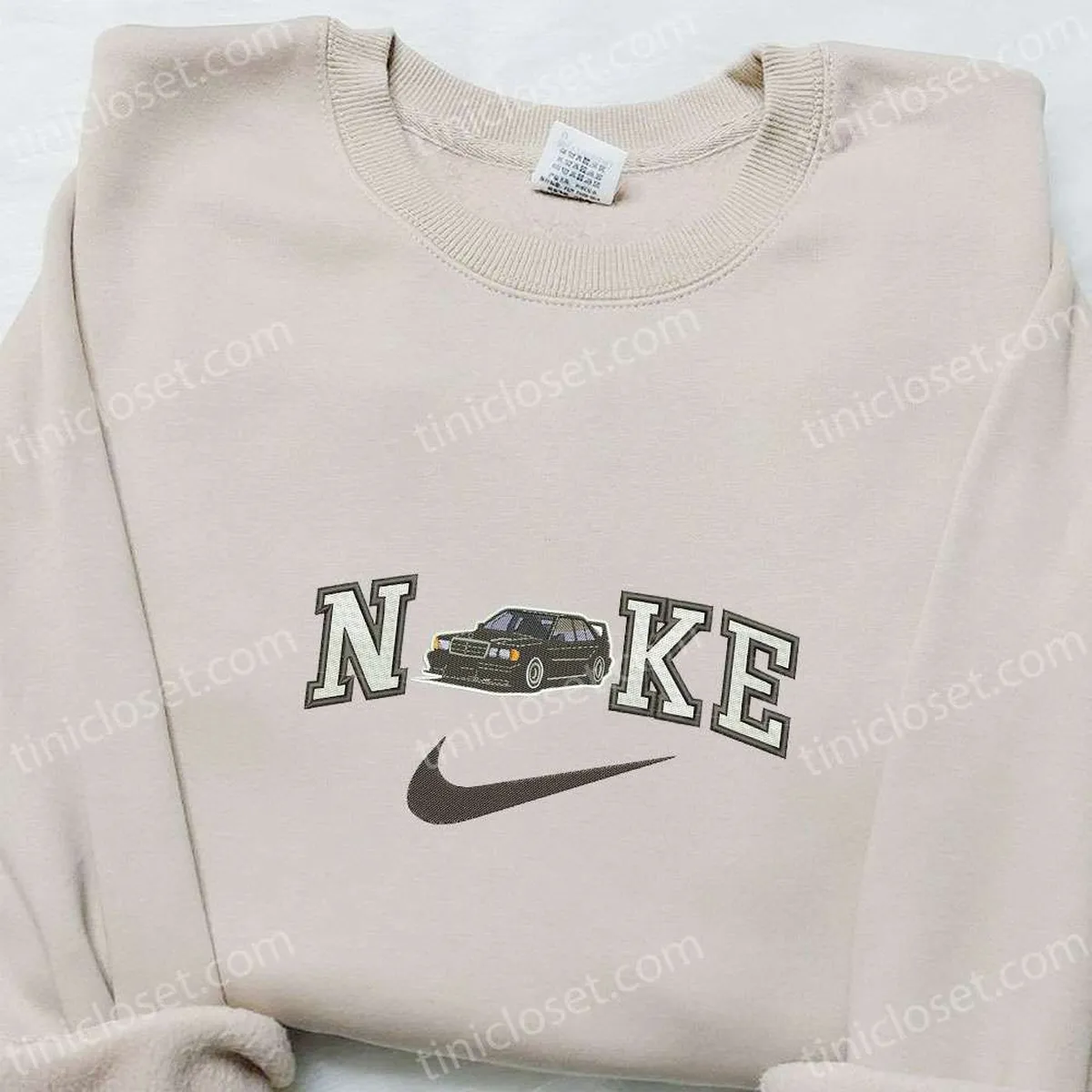 car badge x nike embroidered shirt transportation embroidered hoodie nike inspired embroidered sweatshirt zwdci