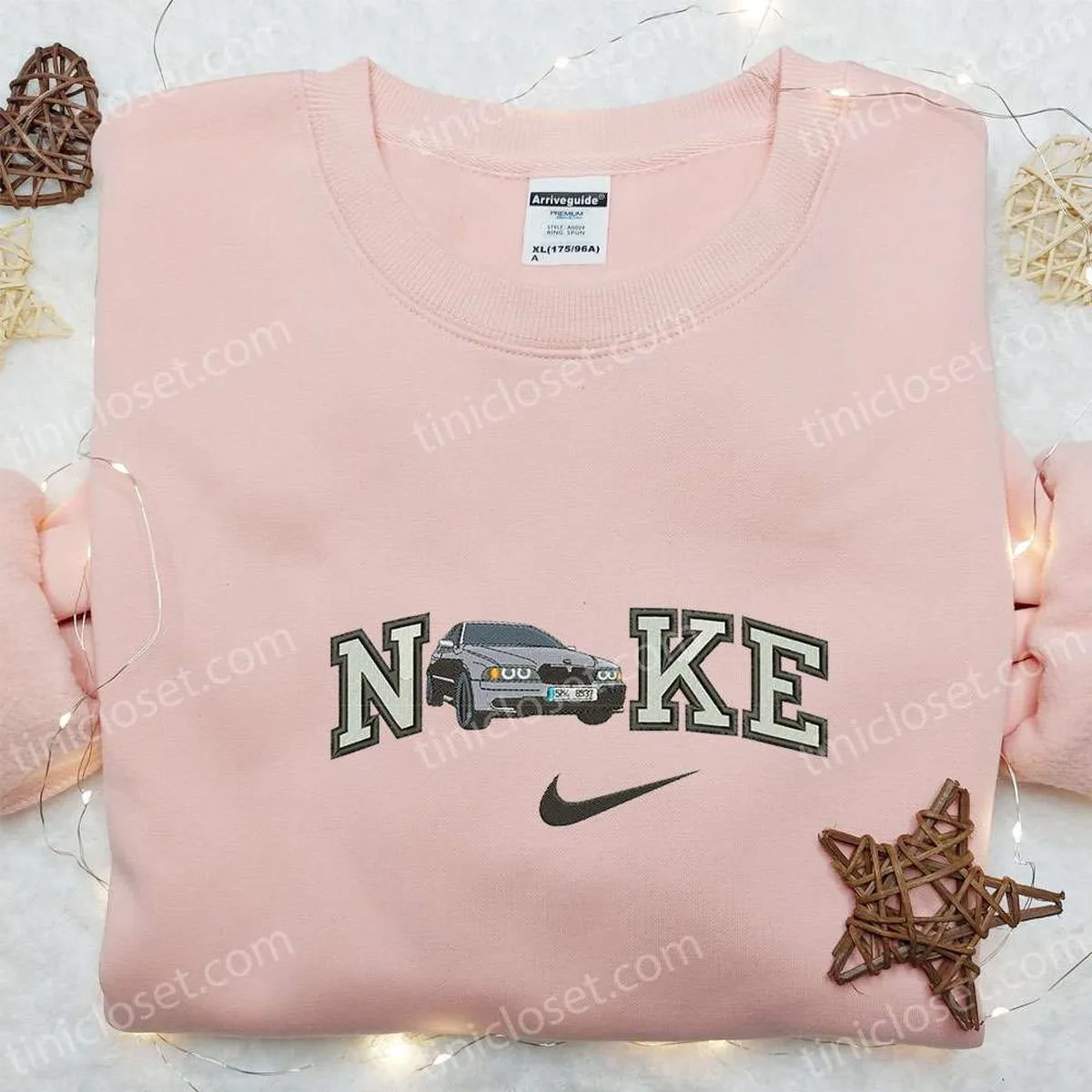 car x nike embroidered sweatshirt transportations embroidered hoodie nike inspired embroidered shirt
