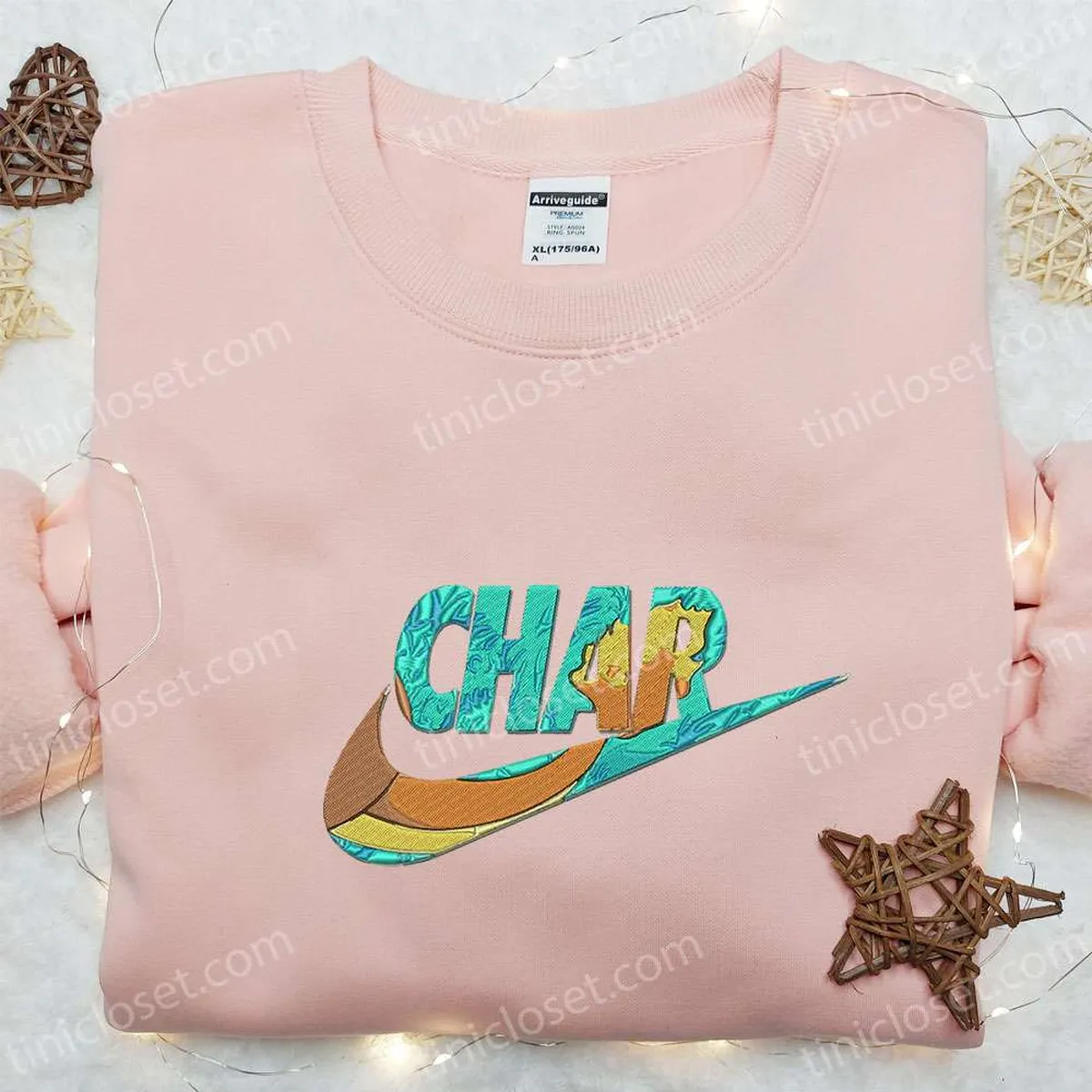 charizard pokemon x swoosh anime embroidered hoodie cool anime clothing best gift ideas for family 2iekg